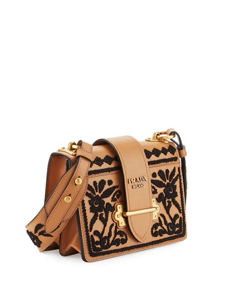 prada milano cahier bag price|Prada cahier bag embroidered.